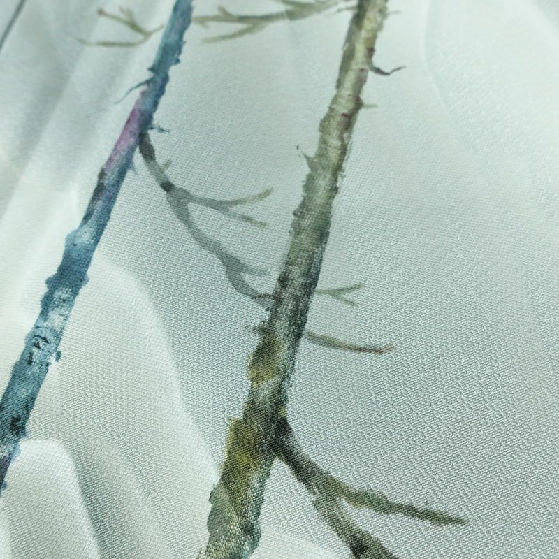 付け下げ 落款入り 植村彩弘 正絹 風景柄 袷仕立て 身丈151cm 裄丈65cm リサイクル着物 着物 入学式 卒業式 七五三 お宮参り フォーマル 青・紺_画像8