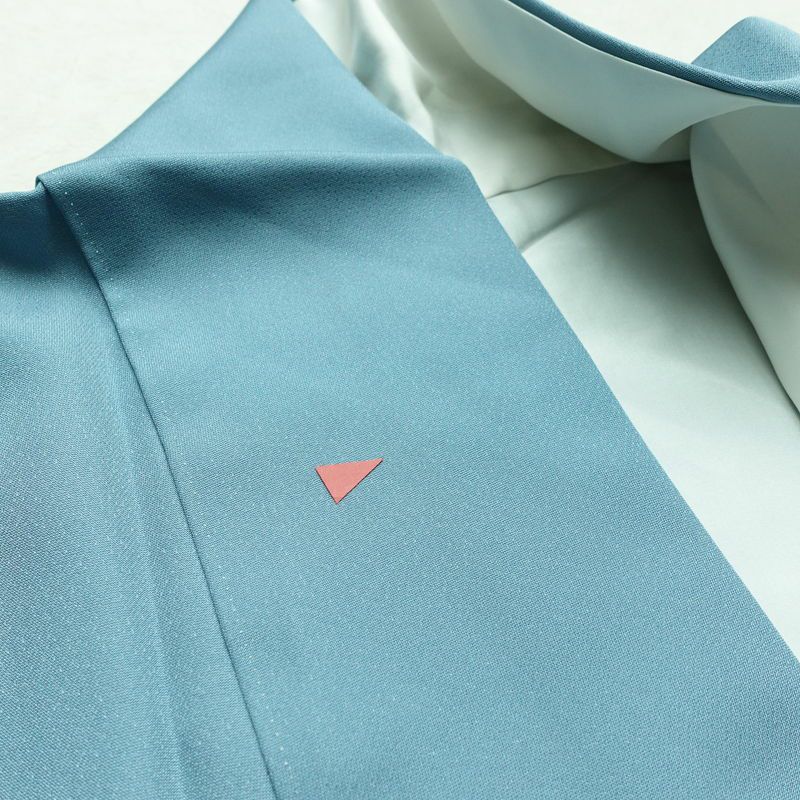 付け下げ 落款入り 植村彩弘 正絹 風景柄 袷仕立て 身丈151cm 裄丈65cm リサイクル着物 着物 入学式 卒業式 七五三 お宮参り フォーマル 青・紺_画像19