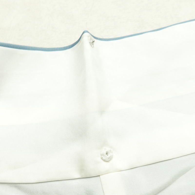 付け下げ 落款入り 植村彩弘 正絹 風景柄 袷仕立て 身丈151cm 裄丈65cm リサイクル着物 着物 入学式 卒業式 七五三 お宮参り フォーマル 青・紺_画像21