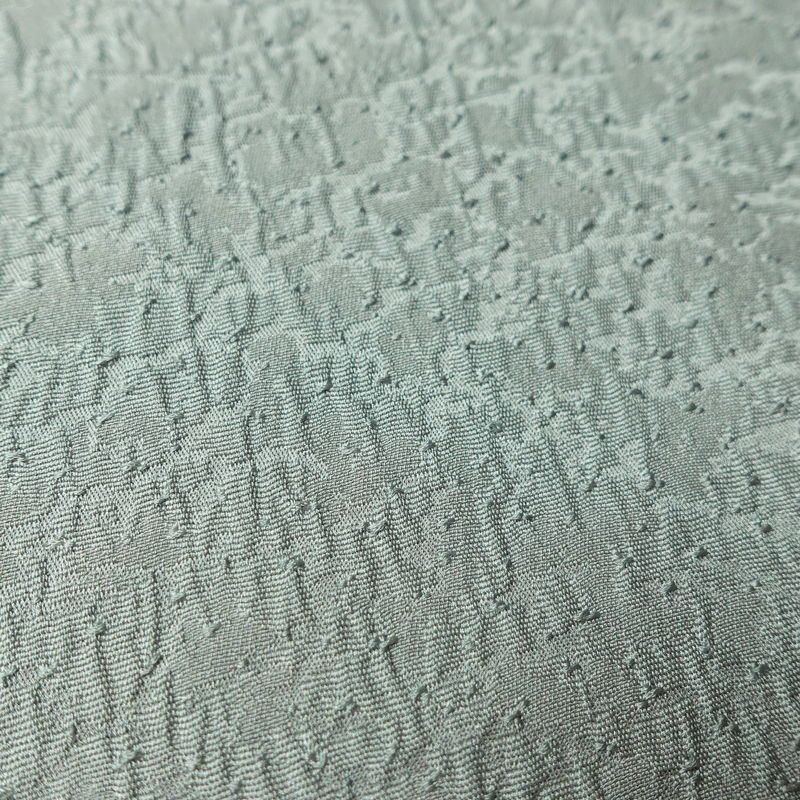 小紋 良品 しつけ糸付き ふくれ織 正絹 幾何学柄・抽象柄 袷仕立て 身丈152cm 裄丈65cm リサイクル着物 着物 多色使い_画像8