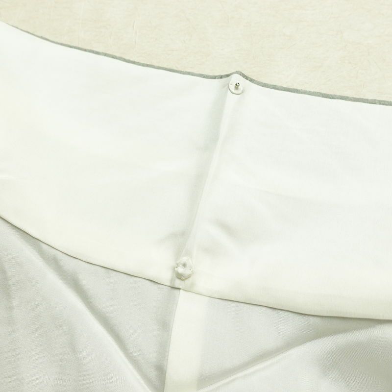 小紋 良品 しつけ糸付き ふくれ織 正絹 幾何学柄・抽象柄 袷仕立て 身丈152cm 裄丈65cm リサイクル着物 着物 多色使い_画像19