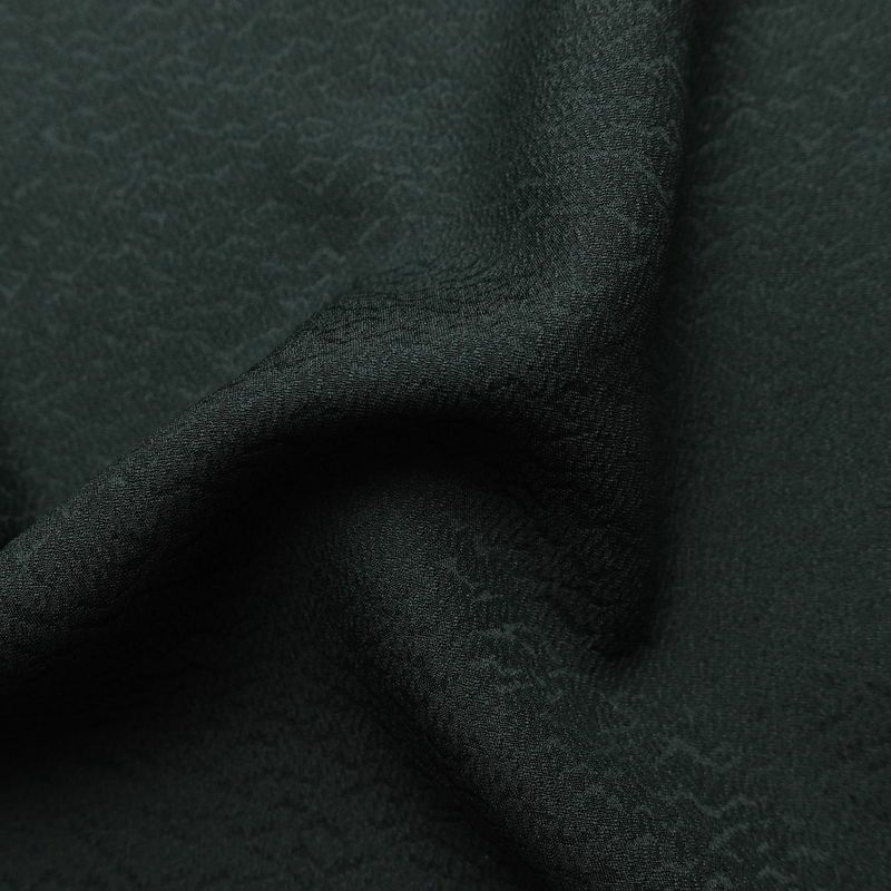 付け下げ 良品 正絹 木の葉・植物柄 袷仕立て 身丈166cm 裄丈68.5cm リサイクル着物 着物 箔 金彩 入学式 卒業式 七五三 フォーマル 緑・うぐいす色_画像21