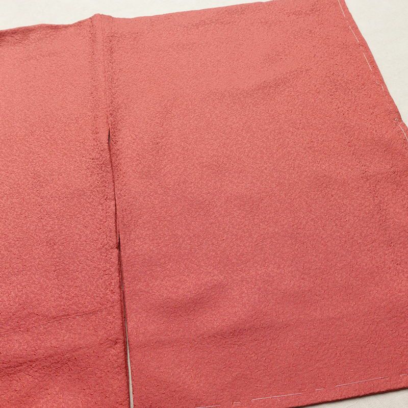 色無地 良品 しつけ糸付き 一つ紋付き 正絹 無地 袷仕立て 身丈162cm 裄丈63.5cm リサイクル着物 着物 入学式 お茶会 七五三 お宮参り フォーマル ピンク_画像14