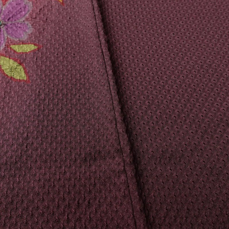 振袖 絞り 金駒刺繍 正絹 蝶・昆虫柄 袷仕立て 身丈167cm 裄丈69cm リサイクル着物 着物 金彩 成人式 二十歳 二十歳の集い フォーマル 紫・藤色_画像13