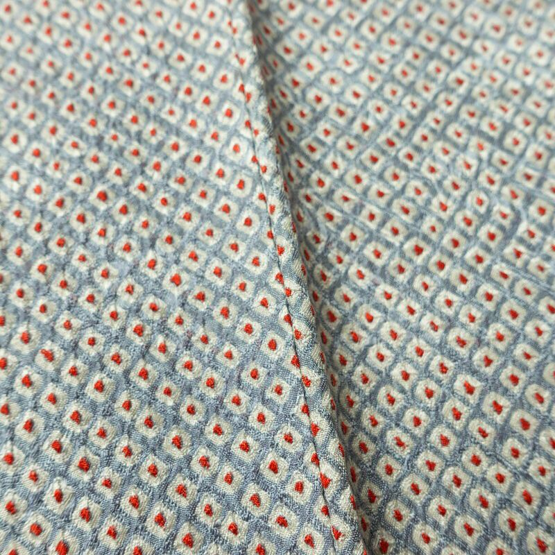 小紋 絞り 総絞り 正絹 古典柄 袷仕立て 身丈165cm 裄丈67.5cm リサイクル着物 着物 青・紺_画像9