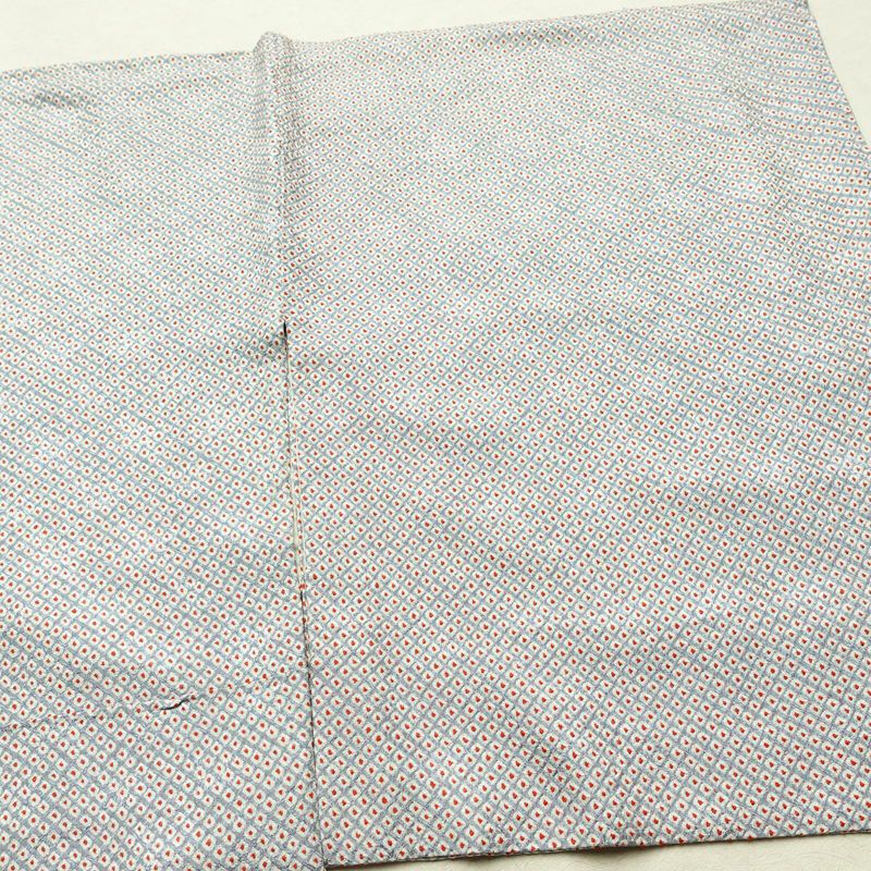 小紋 絞り 総絞り 正絹 古典柄 袷仕立て 身丈165cm 裄丈67.5cm リサイクル着物 着物 青・紺_画像12