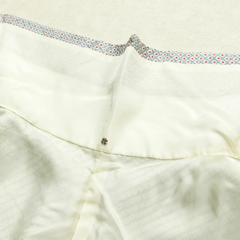 小紋 絞り 総絞り 正絹 古典柄 袷仕立て 身丈165cm 裄丈67.5cm リサイクル着物 着物 青・紺_画像20