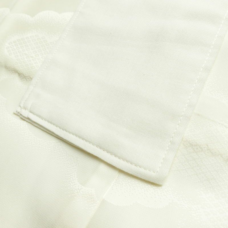 長襦袢 良品 ポリエステル 古典柄 袖無双・胴抜き 身丈131.5cm 裄丈64cm リサイクル着物 着物 フォーマル クリーム_画像13