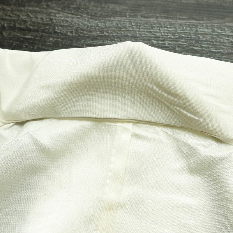 長襦袢 良品 ポリエステル 古典柄 袖無双・胴抜き 身丈131.5cm 裄丈64cm リサイクル着物 着物 フォーマル クリーム_画像20