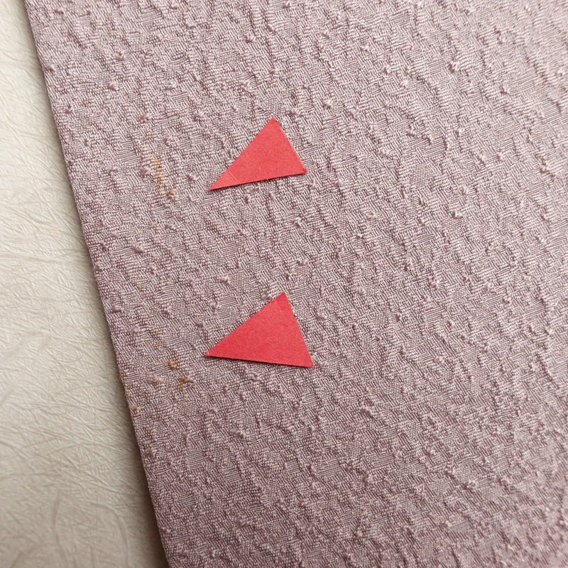 色無地 一つ紋付き 正絹 無地 袷仕立て 身丈152cm 裄丈63.5cm リサイクル着物 着物 お茶会 フォーマル 紫・藤色_画像21