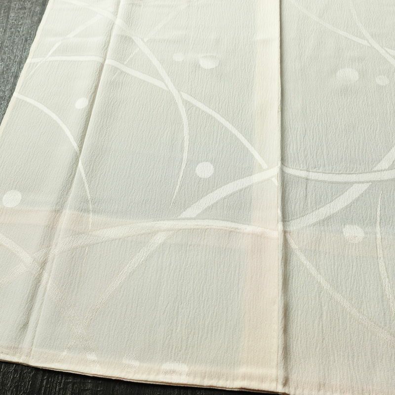 長襦袢 正絹 木の葉・植物柄 袖無双・胴抜き 身丈133cm 裄丈66cm リサイクル着物 着物 フォーマル ピンク_画像4