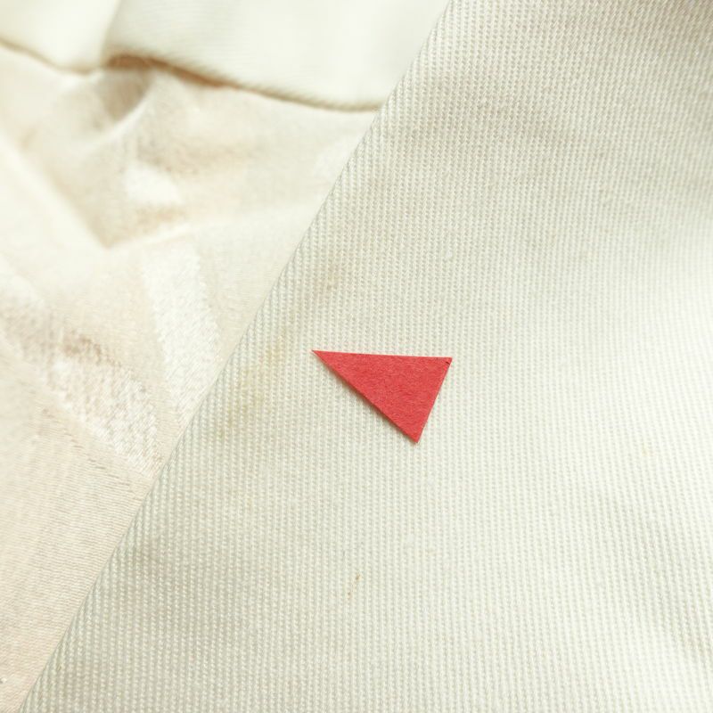 長襦袢 正絹 木の葉・植物柄 袖無双・胴抜き 身丈133cm 裄丈66cm リサイクル着物 着物 フォーマル ピンク_画像17