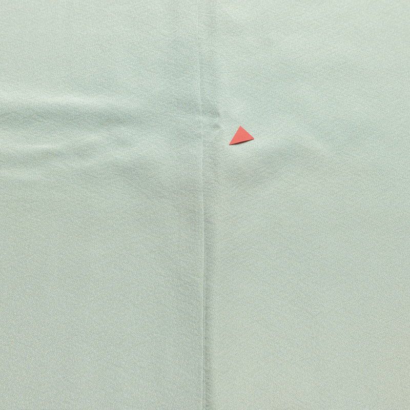 訪問着 落款入り 縮緬 一つ紋付き 正絹 風景柄 袷仕立て 身丈155cm 裄丈66cm リサイクル着物 着物 入学式 卒業式 七五三 お宮参り フォーマル 上品 青・紺_画像13