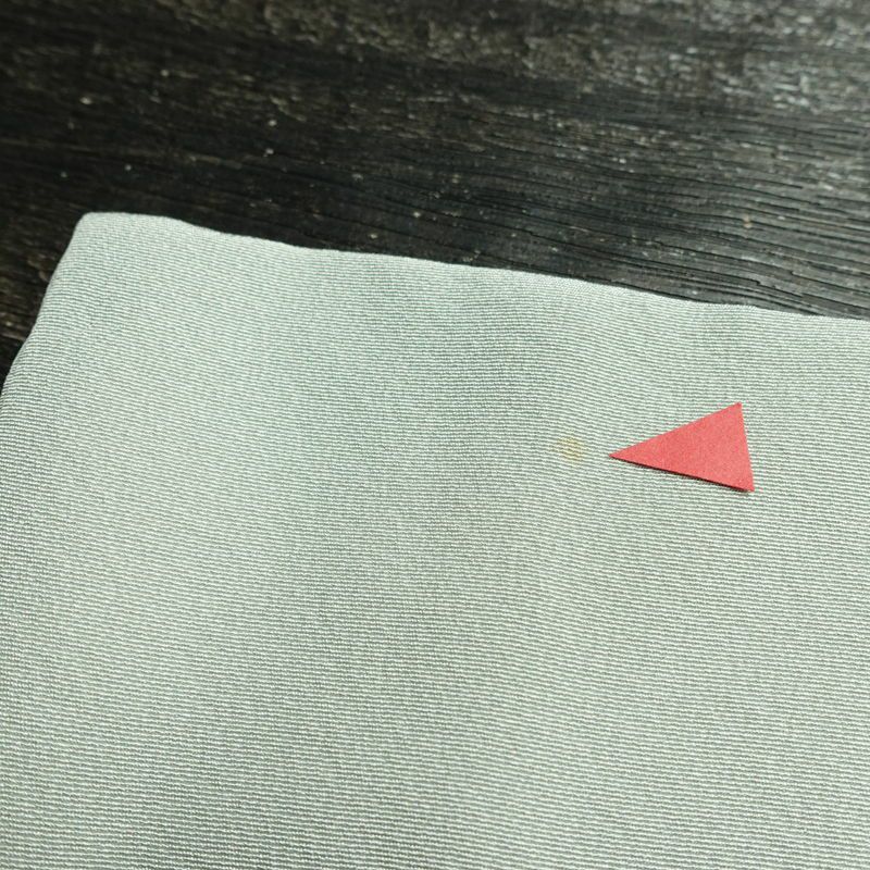 訪問着 落款入り 縮緬 一つ紋付き 正絹 風景柄 袷仕立て 身丈155cm 裄丈66cm リサイクル着物 着物 入学式 卒業式 七五三 お宮参り フォーマル 上品 青・紺_画像19