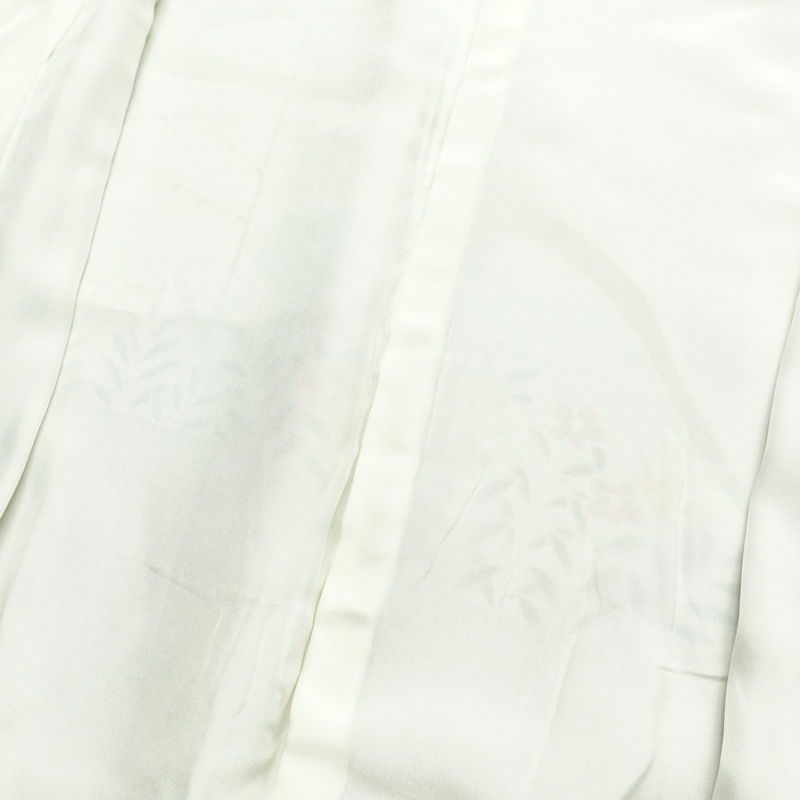 訪問着 落款入り 縮緬 一つ紋付き 正絹 風景柄 袷仕立て 身丈155cm 裄丈66cm リサイクル着物 着物 入学式 卒業式 七五三 お宮参り フォーマル 上品 青・紺_画像20