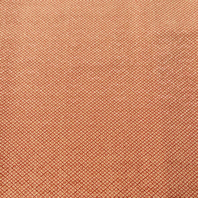 小紋 良品 縮緬 正絹 古典柄 袷仕立て 身丈155.5cm 裄丈64cm リサイクル着物 着物 橙_画像7