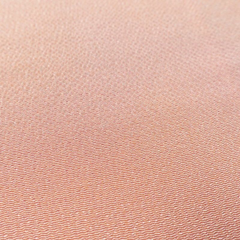 小紋 良品 しつけ糸付き 縮緬 一つ紋付き 正絹 その他の柄 袷仕立て 身丈165cm 裄丈67.5cm リサイクル着物 着物 ぼかし 入学式 七五三 お宮参り フォーマル シンプル ピンク_画像7