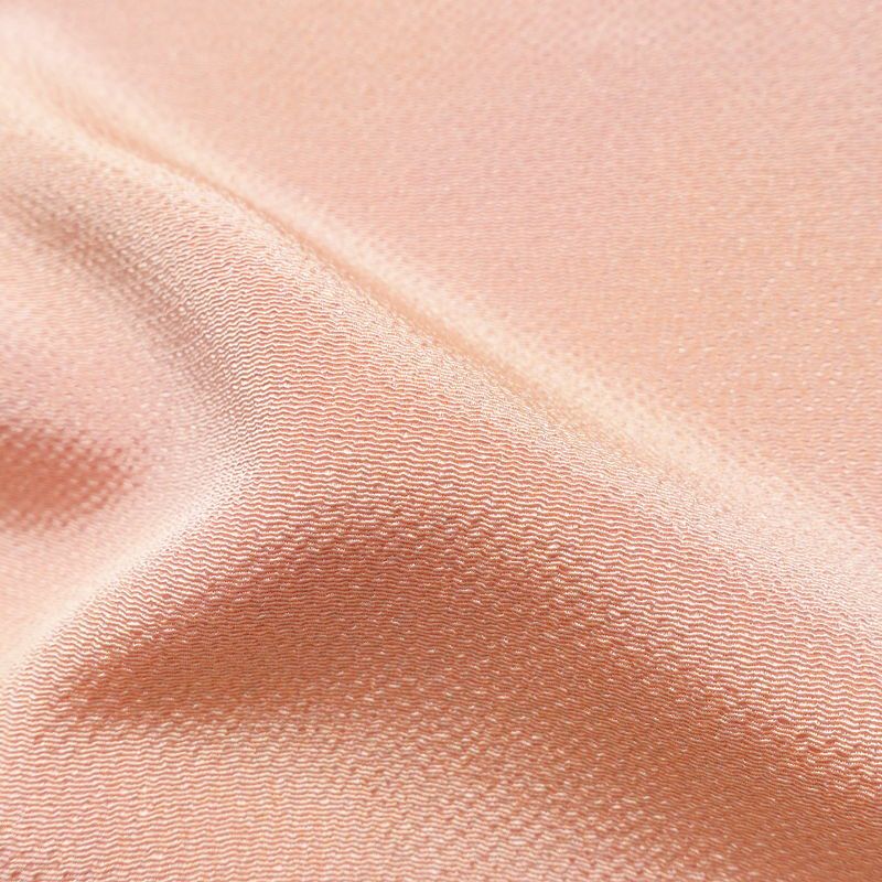 小紋 良品 しつけ糸付き 縮緬 一つ紋付き 正絹 その他の柄 袷仕立て 身丈165cm 裄丈67.5cm リサイクル着物 着物 ぼかし 入学式 七五三 お宮参り フォーマル シンプル ピンク_画像21