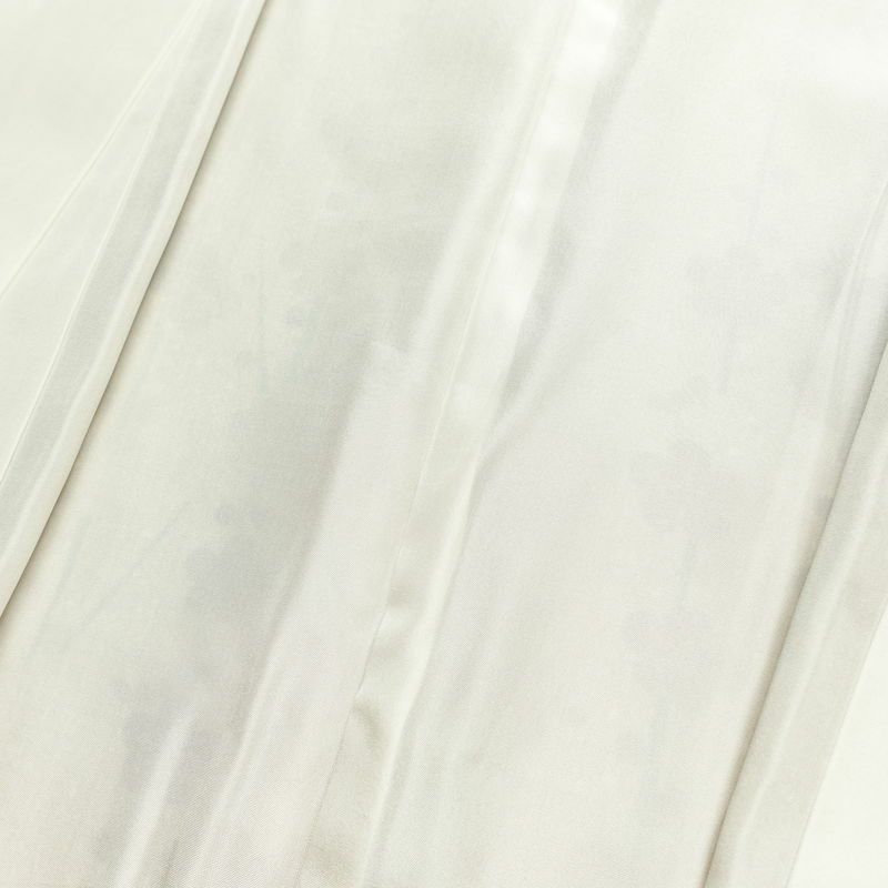 訪問着 良品 落款入り 縮緬 正絹 花柄 袷仕立て 身丈159.5cm 裄丈63cm リサイクル着物 着物 共八掛 金彩 パーティー フォーマル ベージュ_画像19