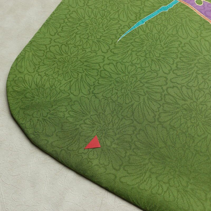 振袖 金駒刺繍 正絹 古典柄 袷仕立て 身丈166cm 裄丈65.5cm リサイクル着物 着物 刺繍 共八掛 金彩 成人式 二十歳 二十歳の集い 緑・うぐいす色_画像13