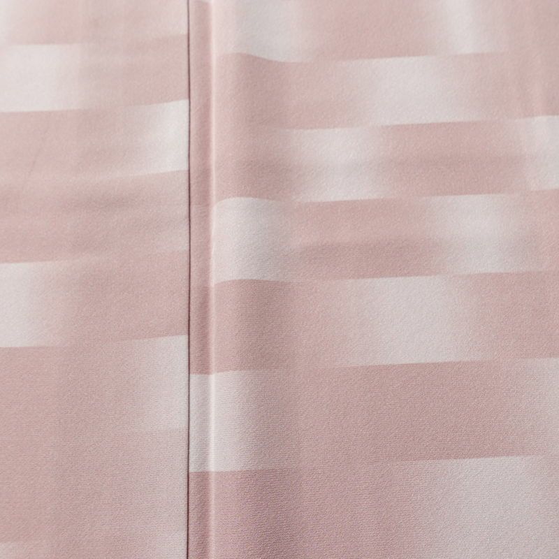 小紋 縮緬 正絹 その他の柄 袷仕立て 身丈162.5cm 裄丈66.5cm リサイクル着物 着物 シンプル ピンク_画像6