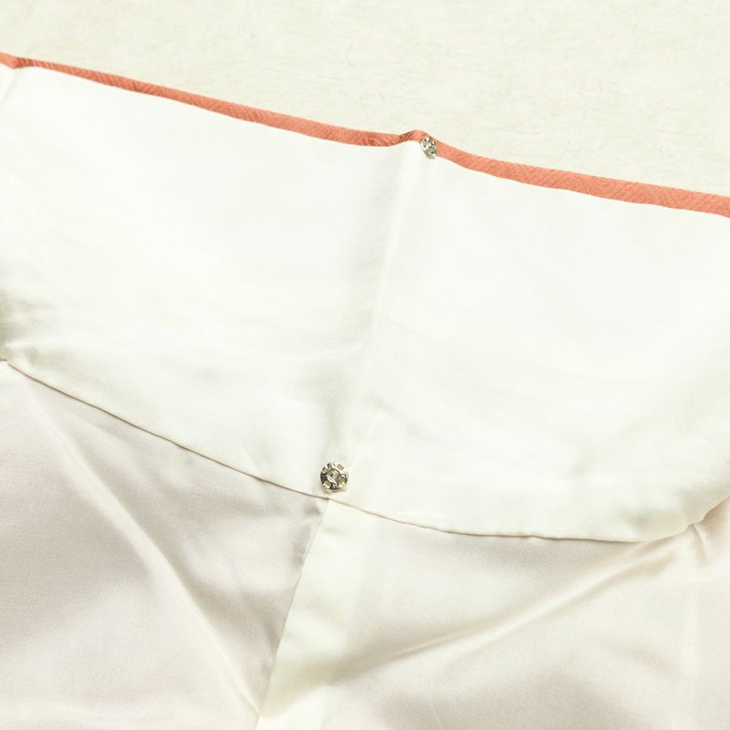 訪問着 良品 しつけ糸付き 綸子 正絹 花柄 袷仕立て 身丈161.5cm 裄丈66cm リサイクル着物 着物 箔 入学式 卒業式 七五三 お宮参り フォーマル 緑・うぐいす色_画像20