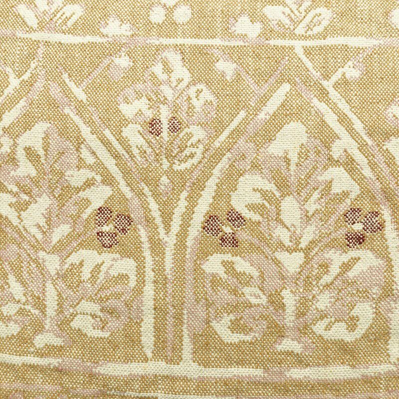 名古屋帯 六通柄 良品 正絹 幾何学柄・抽象柄 通し仕立て なごや帯 リサイクル帯 帯 紬地 ベージュ_画像2