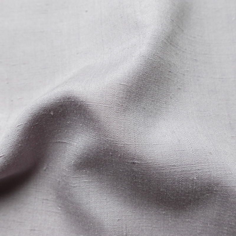 結城紬 紬 手織結城紬 証紙あり 正絹 幾何学柄・抽象柄 袷仕立て 身丈159cm 裄丈64cm リサイクル着物 着物 紫・藤色_画像20