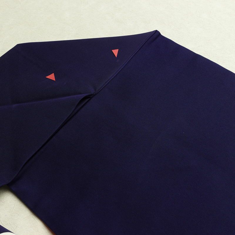 名古屋帯 太鼓柄 金駒刺繍 正絹 花柄 名古屋仕立て なごや帯 リサイクル帯 帯 金彩 シンプル 青・紺_画像18