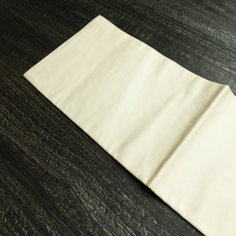 名古屋帯 太鼓柄 正絹 花柄 名古屋仕立て なごや帯 リサイクル帯 帯 刺繍 箔 椿 白_画像19