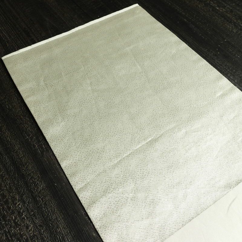 名古屋帯 太鼓柄 金駒刺繍 正絹 古典柄 通し仕立て なごや帯 リサイクル帯 帯 刺繍 箔 松 菊 金・銀_画像19