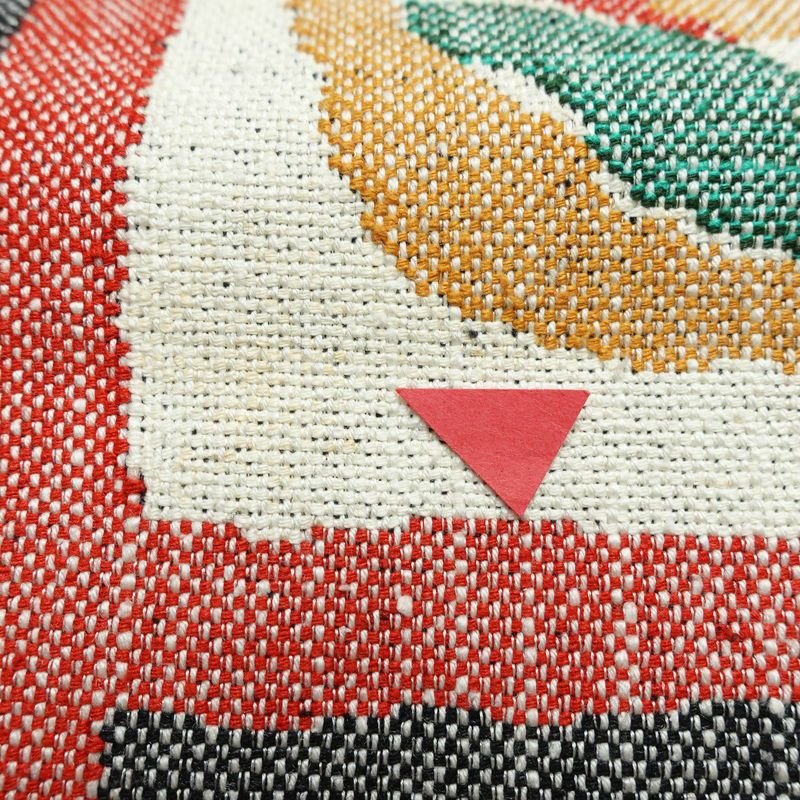 名古屋帯 六通柄 正絹 人物・動物柄 松葉仕立て なごや帯 リサイクル帯 帯 紬地 グレー_画像8