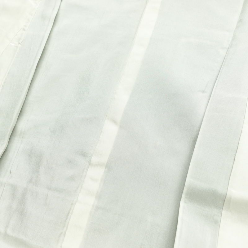 紬 しつけ糸付き 正絹 その他の柄 袷仕立て 身丈163cm 裄丈63.5cm リサイクル着物 着物 モダン 洒落 簪 かんざし 黒_画像17