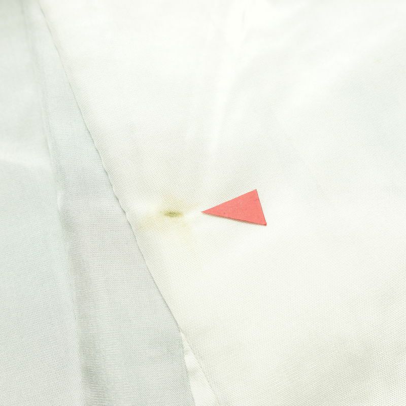 紬 しつけ糸付き 正絹 その他の柄 袷仕立て 身丈163cm 裄丈63.5cm リサイクル着物 着物 モダン 洒落 簪 かんざし 黒_画像18