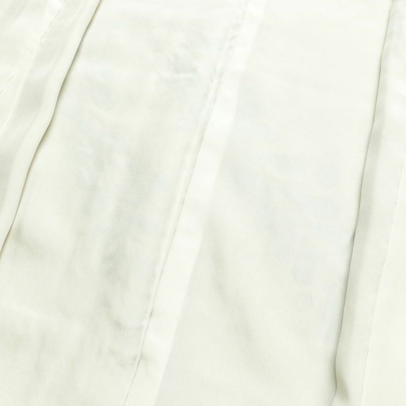 訪問着 良品 辻が花 しつけ糸付き 綸子 正絹 花柄 袷仕立て 身丈164.5cm 裄丈64cm リサイクル着物 着物 箔 共八掛 入学式 卒業式 七五三 お宮参り フォーマル 黄・黄土色_画像20