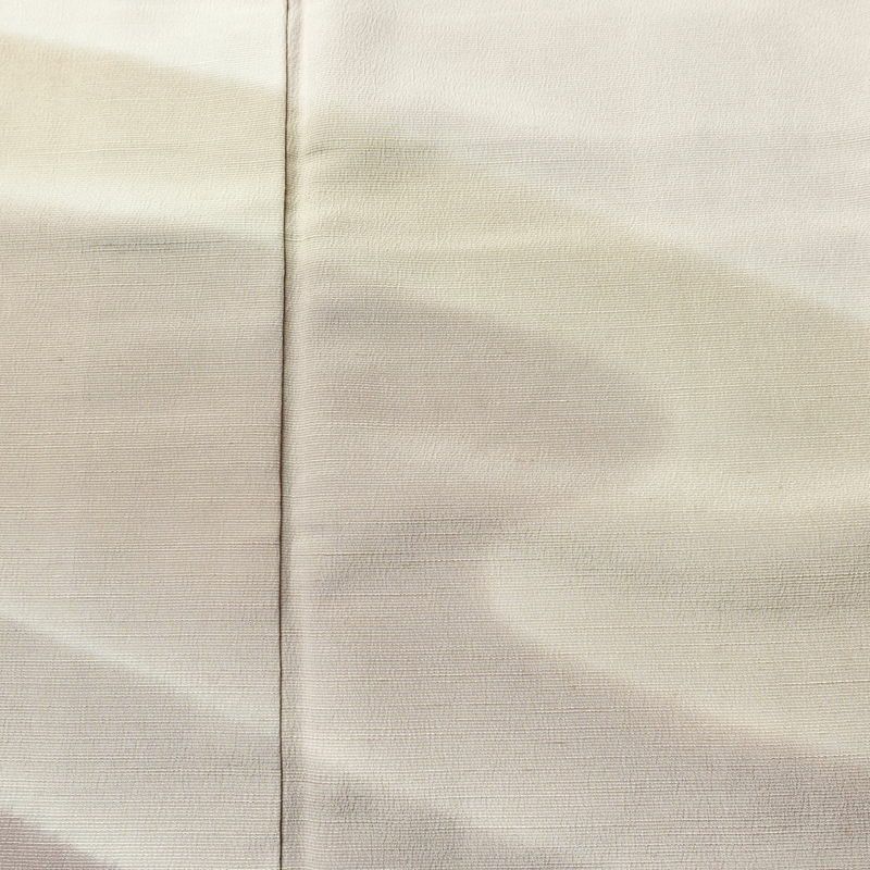 付け下げ 良品 民芸意裳紬 落款入り しつけ糸付き 正絹 流水・波柄 袷仕立て 身丈163.5cm 裄丈68.5cm リサイクル着物 着物 シンプル ピンク_画像6