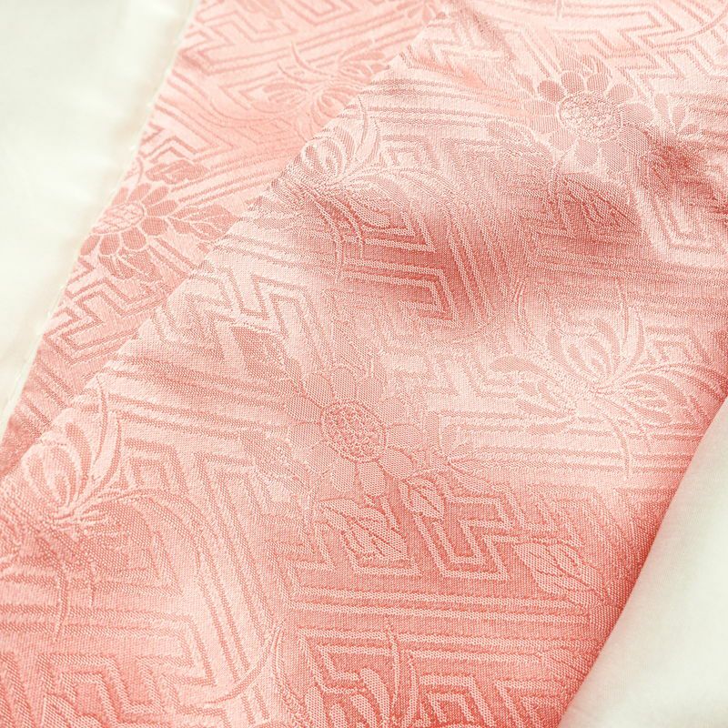 訪問着 落款入り 綸子 伊達衿付き 金駒刺繍 正絹 花柄 袷仕立て 身丈158.5cm 裄丈67cm リサイクル着物 着物 蝶 金彩 入学式 卒業式 七五三 お宮参り フォーマル ピンク_画像23