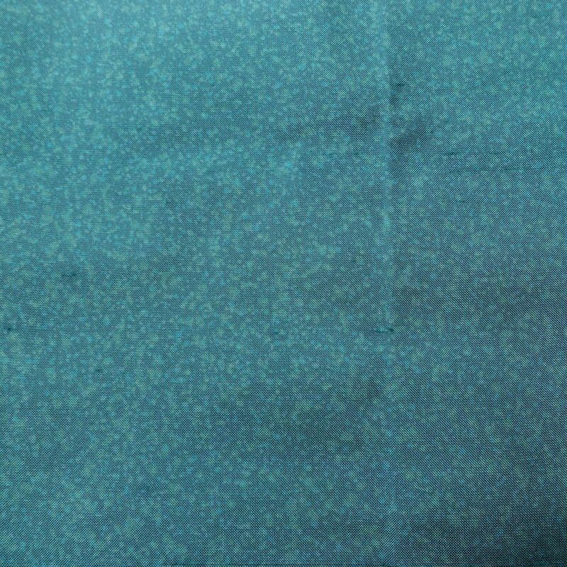 紬 良品 華井克峯 落款入り しつけ糸付き 正絹 その他の柄 袷仕立て 身丈165cm 裄丈65.5cm リサイクル着物 着物 紬地 青・紺_画像7