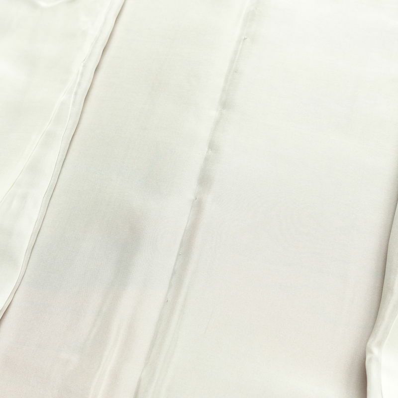 小紋 南部幸雄 落款入り 縮緬 総柄 正絹 風景柄 袷仕立て 身丈164.5cm 裄丈65cm リサイクル着物 着物 モダン 真赭色 ピンク_画像20