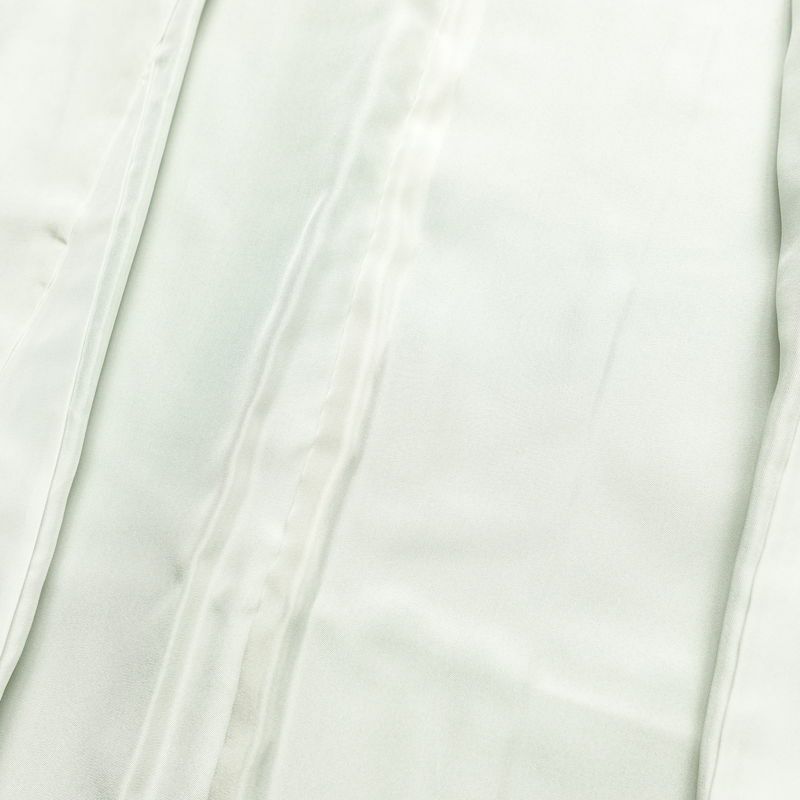 訪問着 良品 しつけ糸付き 正絹 花柄 袷仕立て 身丈161.5cm 裄丈67cm リサイクル着物 着物 箔 金彩 入学式 卒業式 七五三 お宮参り 雪輪 フォーマル 菊 緑・うぐいす色_画像18