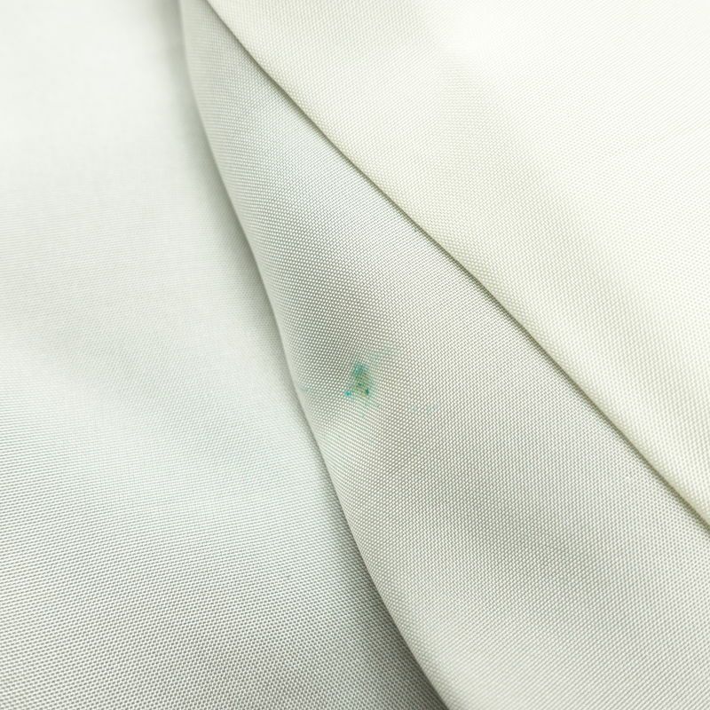 紬 しつけ糸付き 正絹 幾何学柄・抽象柄 袷仕立て 身丈163cm 裄丈64.5cm リサイクル着物 着物 モダン 黒_画像20