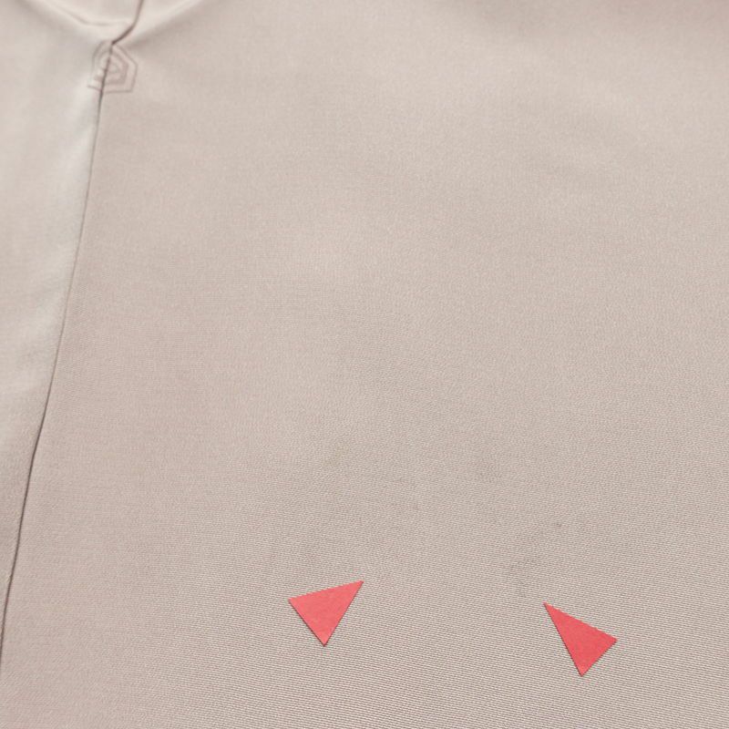 訪問着 一つ紋付き 正絹 その他の柄 袷仕立て 身丈155.5cm 裄丈65cm リサイクル着物 着物 箔 入学式 卒業式 七五三 お宮参り シンプル 上品 小豆・エンジ_画像12