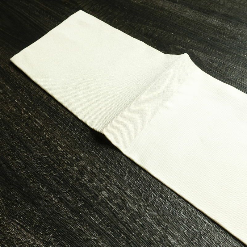 名古屋帯 太鼓柄 正絹 花柄 名古屋仕立て なごや帯 リサイクル帯 帯 シンプル 上品 白_画像17