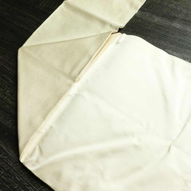 名古屋帯 太鼓柄 正絹 花柄 名古屋仕立て なごや帯 リサイクル帯 帯 シンプル 上品 白_画像19