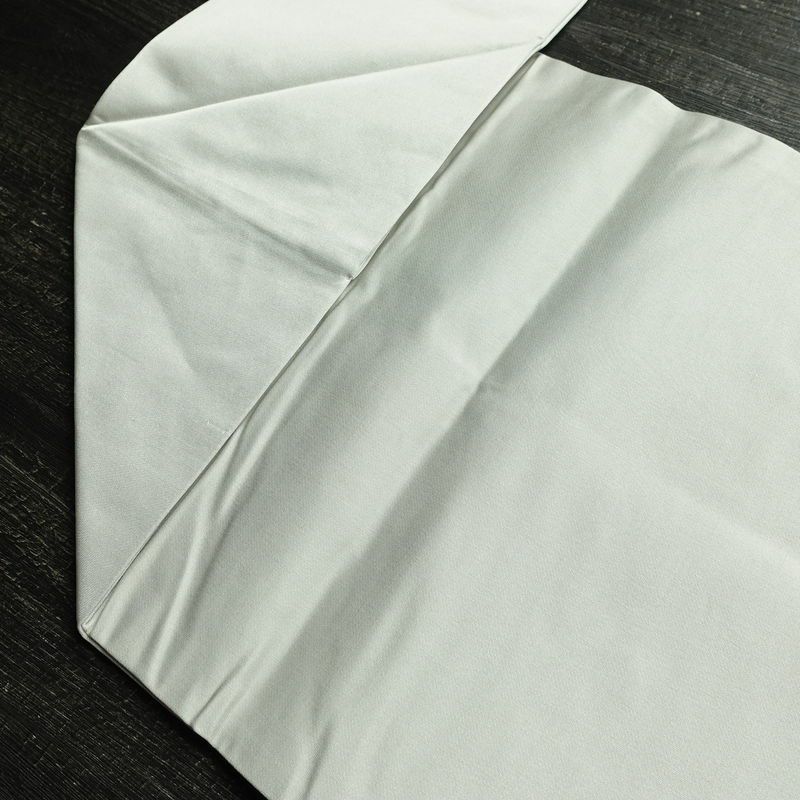 名古屋帯 太鼓柄 美品 正絹 古典柄 名古屋仕立て なごや帯 リサイクル帯 帯 箔 グレー_画像19