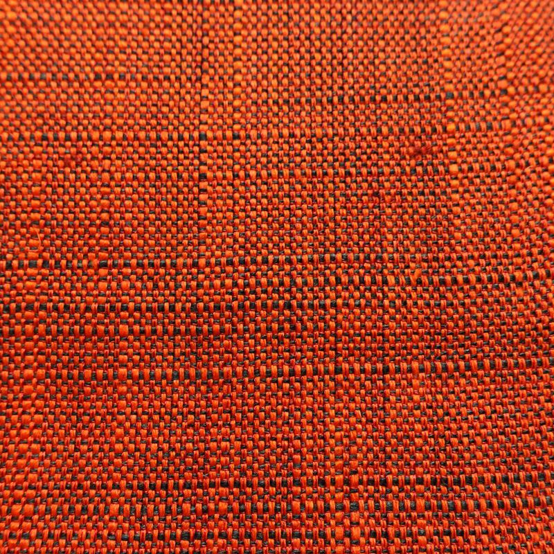 名古屋帯 全通柄 美品 正絹 無地 松葉仕立て なごや帯 リサイクル帯 帯 紬地 橙_画像4