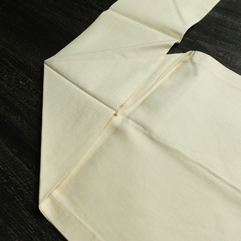 名古屋帯 太鼓柄 スワトウ刺繍 正絹 古典柄 名古屋仕立て なごや帯 リサイクル帯 帯 刺繍 おしゃれ 上品 白_画像22