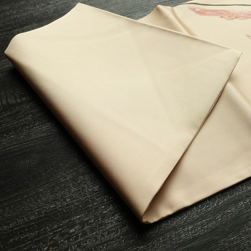 名古屋帯 太鼓柄 美品 正絹 幾何学柄・抽象柄 名古屋仕立て なごや帯 リサイクル帯 帯 箔 シンプル ベージュ_画像11