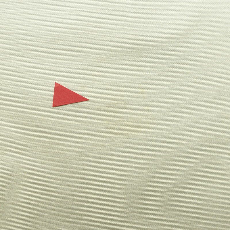 名古屋帯 太鼓柄 良品 しつけ糸付き 相良刺繍 正絹 幾何学柄・抽象柄 名古屋仕立て なごや帯 リサイクル帯 帯 刺繍 白_画像17