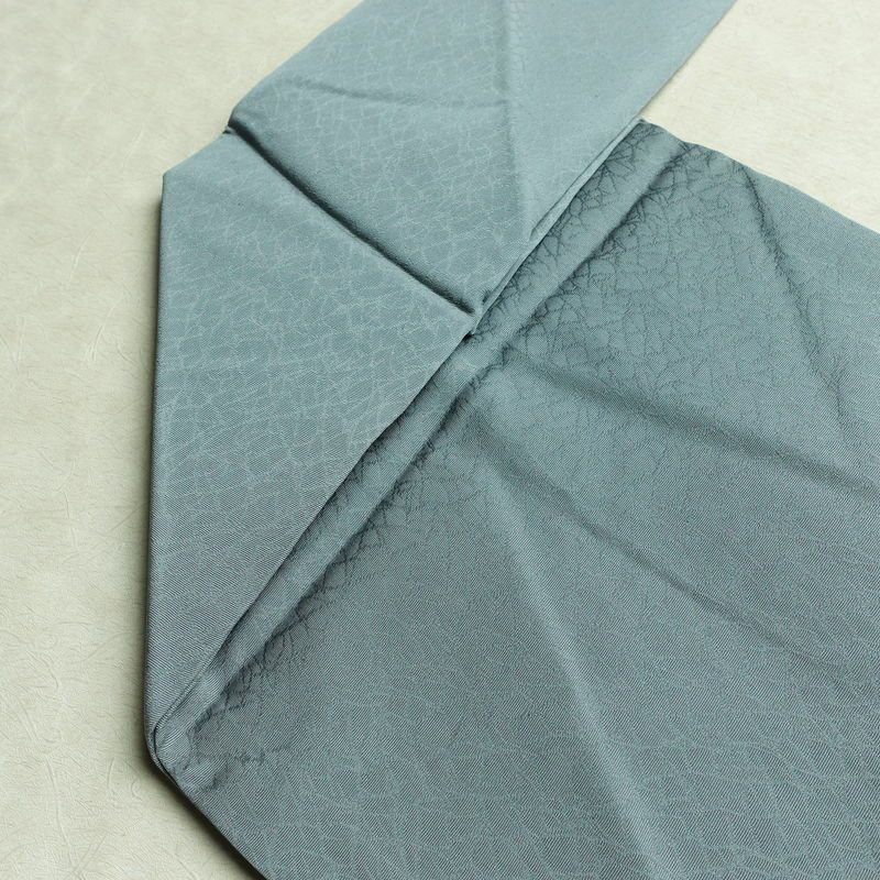 名古屋帯 太鼓柄 美品 落款入り しつけ糸付き 正絹 その他の柄 名古屋仕立て なごや帯 リサイクル帯 帯 シンプル 青・紺_画像19